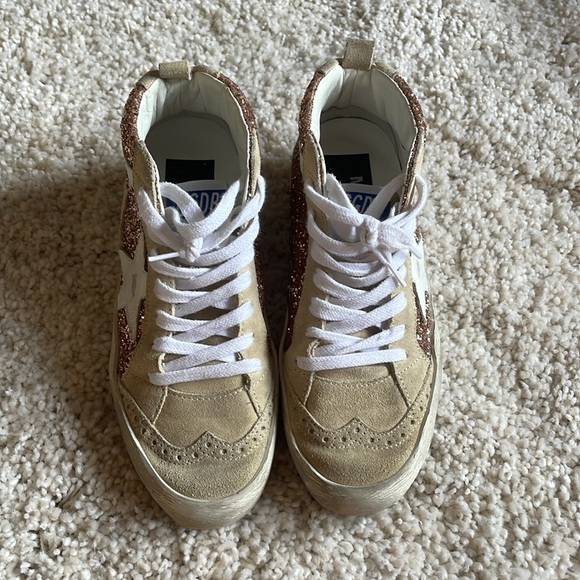 Golden Goose Rose Gold Mid Star - Picture 2 of 4